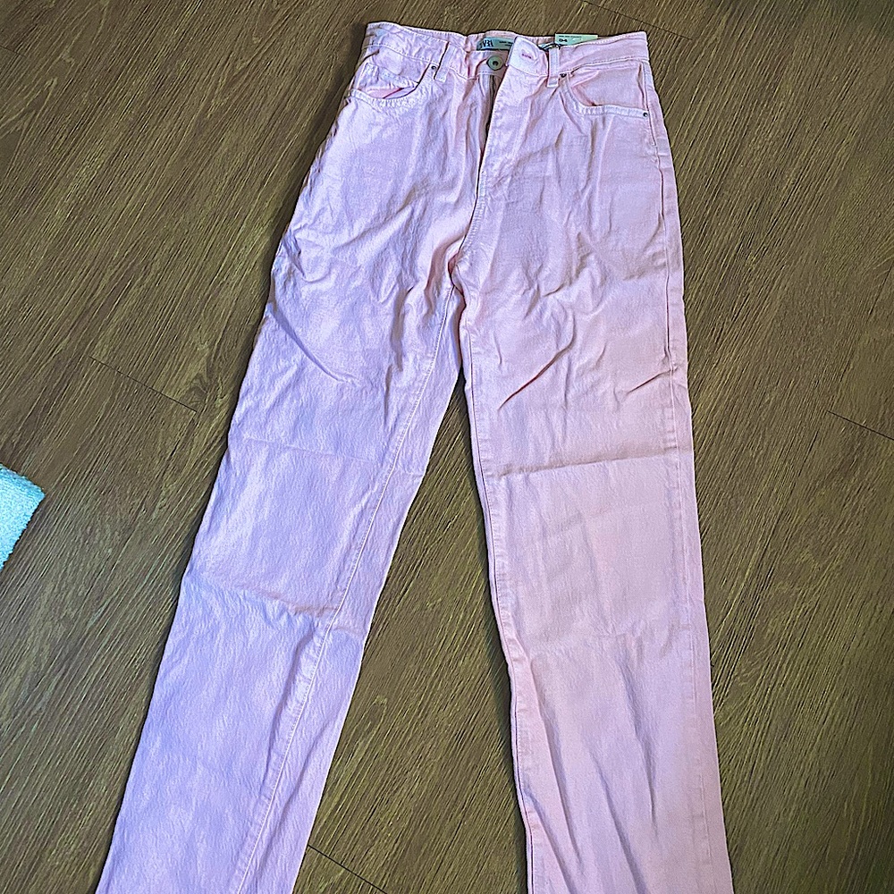 Pink jeans